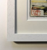 Kunstdruck im Rahmen mit Glas