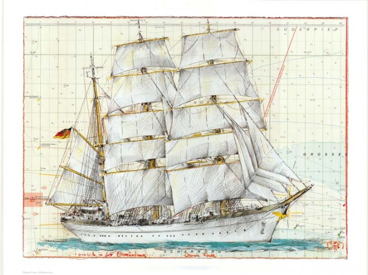 Kunstdruck "Gorch Fock"