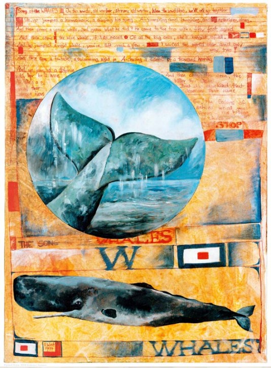 Kunstdruck "Song of the whales"