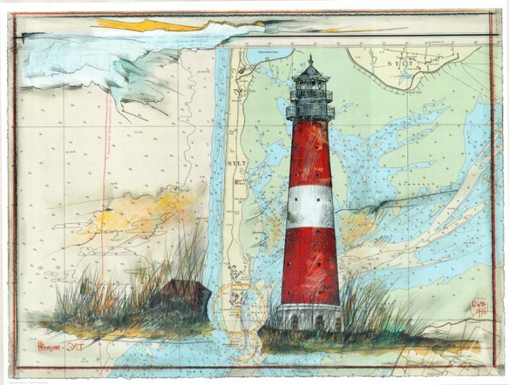 Kunstdruck "Hörnum, Sylt"