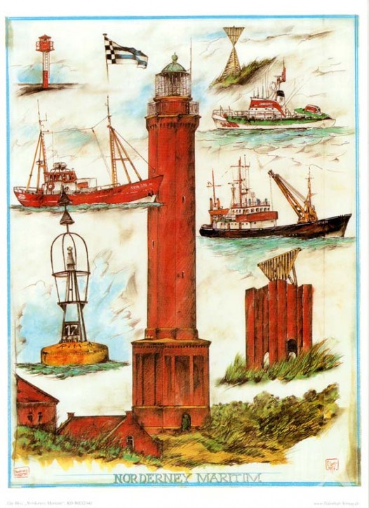 Kunstdruck "Norderney Maritim"