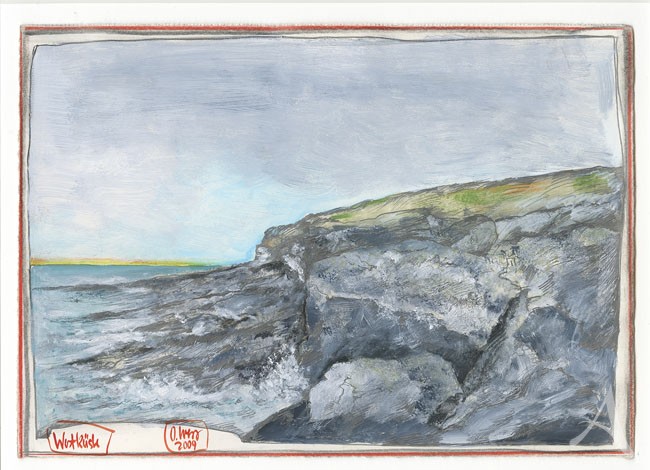 Ole West "Westküste" (Schottland) - Original- Zeichnung