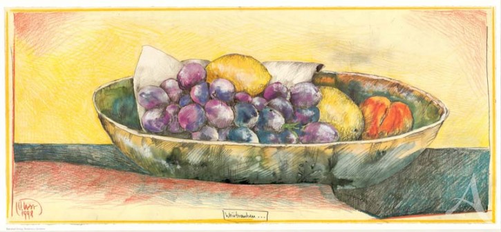 Kunstdruck "Weintrauben"