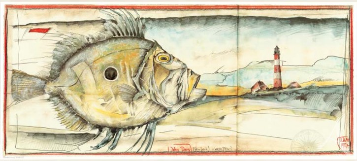 Kunstdruck "Peterfisch"