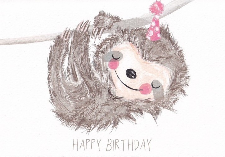 Doppelkarte "Happy Birthday"
