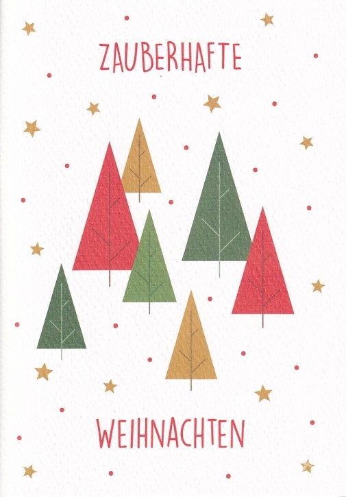 Doppelkarte "Zauberhafte Weihnachten"