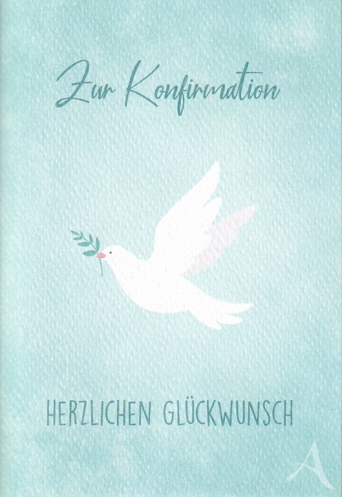 Doppelkarte "Zur Konfirmation - Herzlichen Glückwunsch"