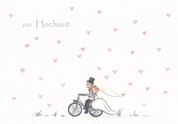 Doppelkarte "Zur Hochzeit"