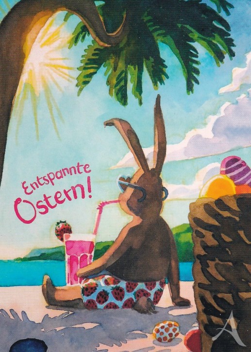 Postkarte "Entspannte Ostern!"
