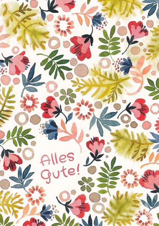 Postkarte "Alles Gute!"