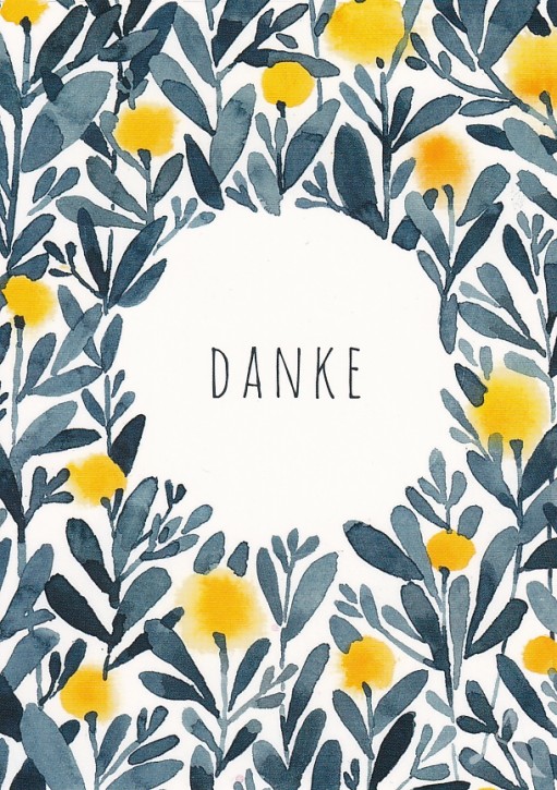 Postkarte "DANKE"