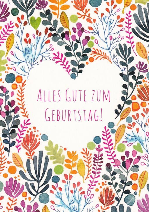 Postkarte "Alles Gute zum Geburtstag!"