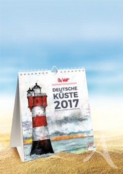 POSTKARTENKALENDER von OLE WEST für 2017