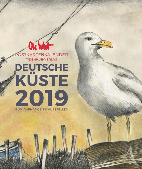 POSTKARTENKALENDER von OLE WEST für 2019