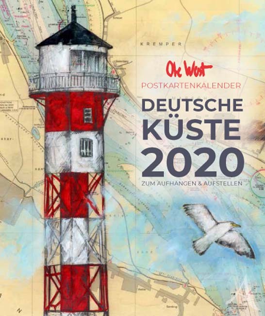 OLE WEST - Der POSTKARTENKALENDER für 2020 - zum Aufhängen UND Aufstellen