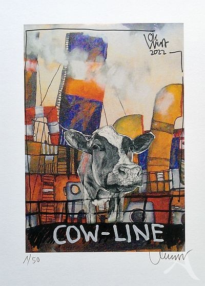 LETTERBOX-EDITION - Nr. 5 - Cow-Line - signiert & limitiert