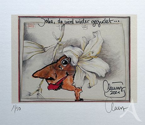 LETTERBOX-EDITION - Nr. 8 - Blumenhut - signiert & limitiert