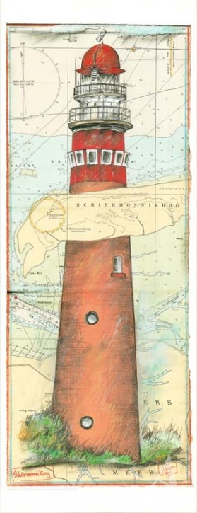 Kunstdruck "Schiermonnikoog / Niederlande"