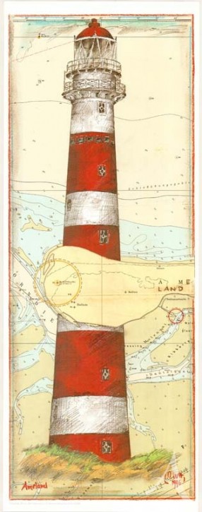 Kunstdruck "Ameland / Niederlande"