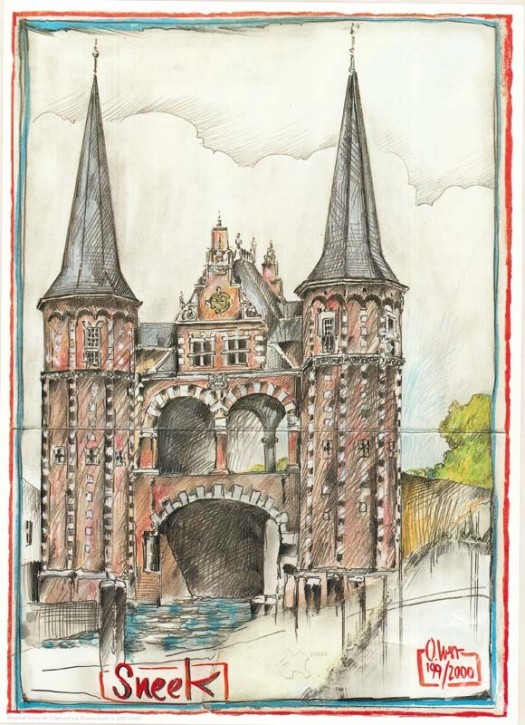 Kunstdruck "Sneek / Niederlande"