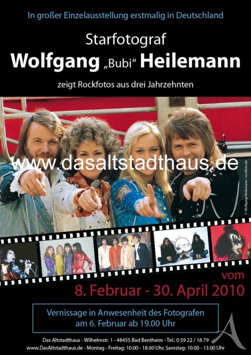 WOLFGANG "BUBI" HEILEMANN  Ausstellungsplakat