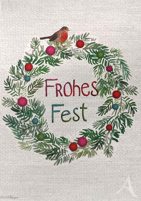 Doppelkarte "Frohes Fest"