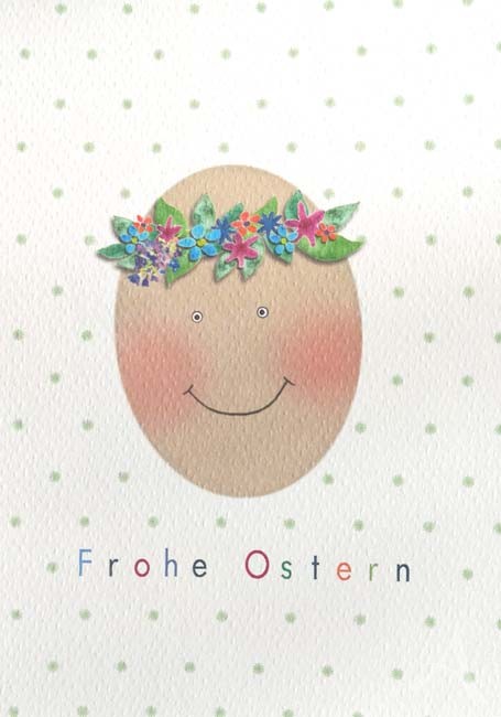 Doppelkarte "Frohe Ostern"