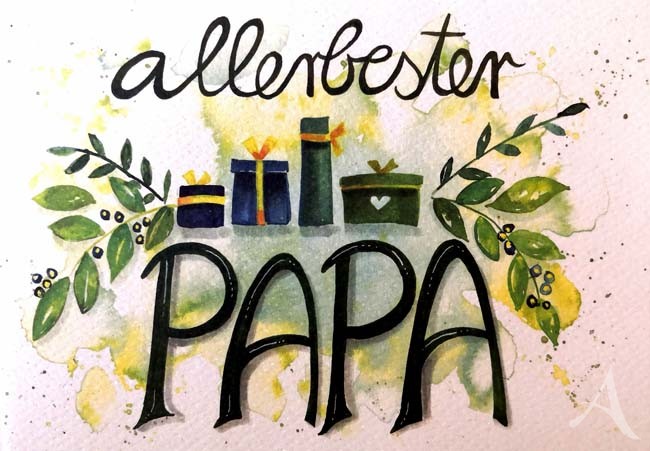 Doppelkarte "allerbester PAPA"