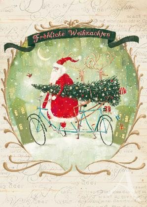Weihnachts- Doppelkarte "Fröhliche Weihnachten"