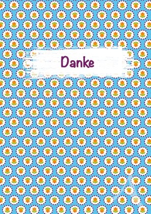 Postkarte "Danke"