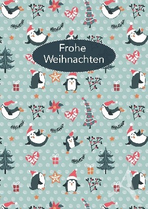 Postkarte "Frohe Weihnachten"