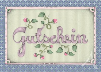 Postkarte "Gutschein"