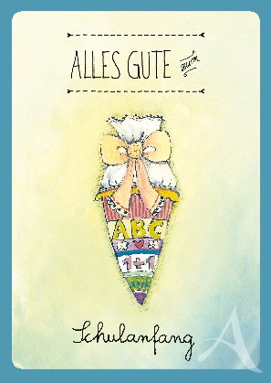 Postkarte "Alles Gute zum Schulanfang"