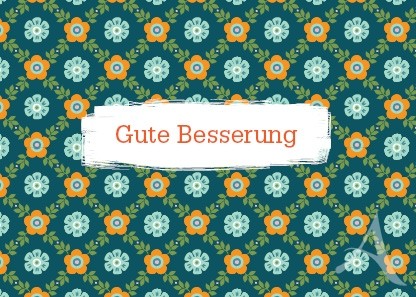 Postkarte "Gute Besserung"