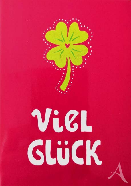 Postkarte "Viel Glück"