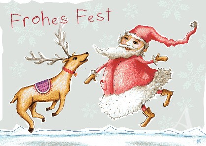 Postkarte "Frohes Fest"