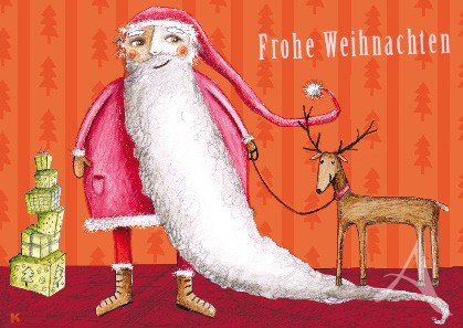 Postkarte "Frohe Weihnachten"