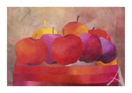 Postkarte "Apfelkiste"