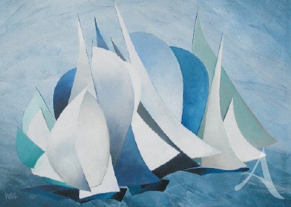 Postkarte "Regatta"