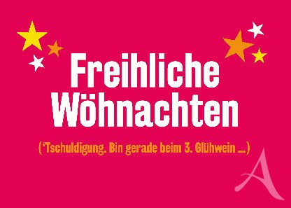 Postkarte "Freihliche Wöhnachten"