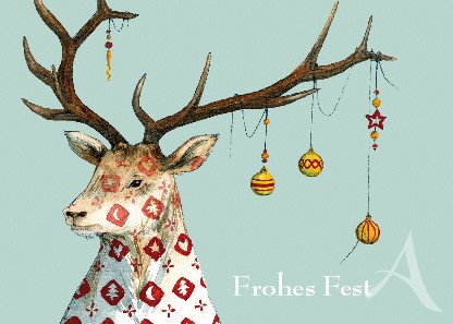 Postkarte "Frohes Fest"