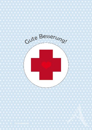 Postkarte "Gute Besserung!"