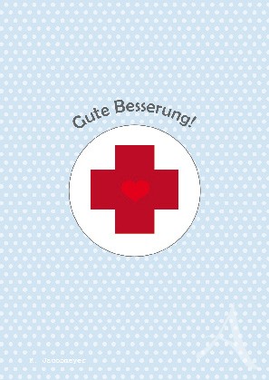 Postkarte "Gute Besserung!"