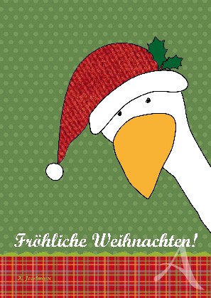 Postkarte "Fröhliche Weihnachten!"