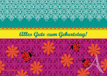 Postkarte "Alles Gute zum Geburtstag!"