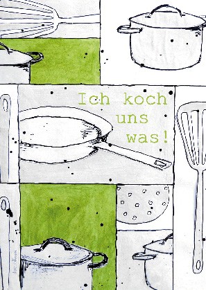 Postkarte "Ich koch uns was!"