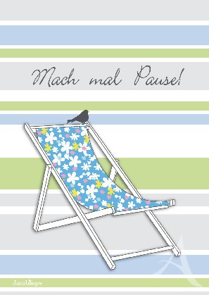 Postkarte "Mach mal Pause!"