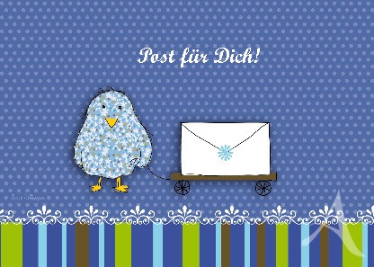 Postkarte "Post für Dich!"