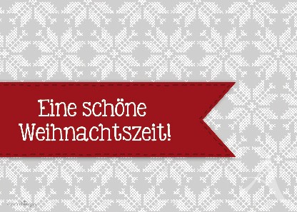 Postkarte "Eine schöne Weihnachtszeit!"