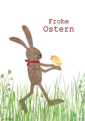 Postkarte "Frohe Ostern"